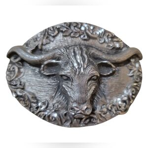 Longhorn Steer Belt Buckle